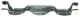 Sherman Parts 263-76D Rear Floor Pan Shock Absorber Crossmember 2934451