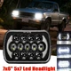 130W 7x6" 5x7 LED Headlight Halo Bulb For Mazda Pickup B2000 B2200 B2600 1986-93