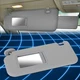 For 06-12 Toyota RAV4 Factory Style Left Driver Side Sun Visor Replacement Grey