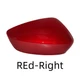 Red Right Passenger Side Rearview Mirror Cap Cover For Mazda 3 Axela M3 2014-16