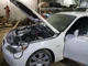 Driver Front Door Electric Green Tint Fits 06-10 BMW 550i 2117769