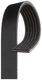 6PK1218 GATES V-RIBBED BELT FOR CHEVROLET CITRO&Euml;N FIAT FORD GAZ IVECO LANCIA
