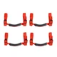 4PCS Red Grab Handle Roll Bar Mounted for 1987-2021 Jeep Wrangler & Gladiator