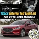 12Pc Super White Car Interior LED Light Bulb Kit Pack for 2014-2019 Mazda 6