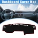 Dashboard Cover Protector Cover for Toyota 4runner 15-19 Polyester Black Red