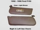E0TB-1004122-AWD Ford F150 Passenger Right  & Left Driver Sun Visor Sunvisors