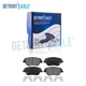 Front Ceramic Brake Pads with Hardware for 2011 - 2015 Sonata 2011 - 2016 Optima