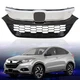 For Honda HR-V HRV 2019 2020 2021 22 Chrome Front Bumper Grille Honeycomb Style