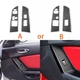 Carbon Fiber Interior Window Lift Switch Panel Cover For Mazda RX8 RX-8 04-2008