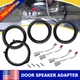 for Accord Honda Door Mounting Ring Spacer Adapter 6.5 Speakers Speaker Harness
