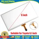 6.1" Touch screen Glass Digitizer LA061WQ1 For TOYOTA Camry 2014 - 2016 (12-Pin)