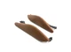 2009 BMW X6 (E71) FRONT LEFT & RIGHT CENTER CONSOLE TRIM PAD SET (SADDLE BROWN)