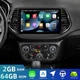 10.1" For Jeep Compass 2017-2019 Android 15 Apple Carplay Car Stereo Radio Navi