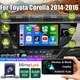 Android 13 For Toyota Corolla 2014-2016 Apple CarPlay GPS Navi Car Stereo Radio