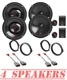 JBL Stage3 Series 6.5" Component/Coaxial Car Speakers for 2008-2022 Honda Accord