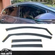 Window Visor Fits 21-25 Volkswagen ID.4 Acrylic In Channel Smoke Sun Rain Guard