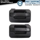 Left & Right Exterior Door Handle Set Rear Fits Ford Lincoln
