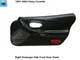 15141516 97 to 04 Chevy Corvette Right Front Door Trim Panel BLACK