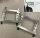 FOR 2005-2015 TOYOTA TACOMA HEAVY DUTY RACING SEAT BRACKET ADAPTER BLACK PAIR