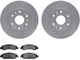 For 2007-2008 Chevrolet Tahoe Brake Pad and Rotor Kit Dynamic Friction 74942BT