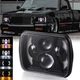 Fit Chevy S10 Pickup 1982-1997 5x7 7x6" LED Headlight Halo DRL Hi/Low Beam H6054