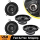 4 Pack Kicker Speaker Upgrade For Jeep Wrangler JK JKU 2007-2018 , 77KICK10