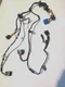 2005-2006 JAGUAR XJ8 XJR VDP X350 FRONT RIGHT SIDE DOOR WIRE HARNESS 5W9314630SB