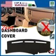 2set Dashboard Pad Dash Cover Mat For 99-06 Chevy Silverado/Tahoe/Suburban Black