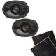 Infinity REF697F 200W RMS 6x9" Speakers w/ Sound Damping