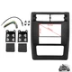For 03 04 05 06 Jeep Wrangler TJ Double Din Radio Dash Kit w/ Wiring Harness