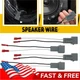 4x 72-5512 Speaker Harness Fit for Ford Speaker Connector Harness Wiring Adapter