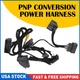 For Ford SYNC 1 to SYNC 2 SYNC 3 Custom PNP Conversion Power Harness 4" TO 8"
