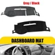 Gray/Black Dashboard Dash Cover Carpet For Chevy GMC Silverado Sierra 1500 07-13