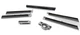 2013 PORSCHE CAYENNE HYBRID (958) DOOR DASH CONSOLE BLACK & SILVER TRIM SET 7
