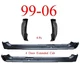 99 06 4Pc X-Cab X-Rocker & Extended Cab Corners, Chevy, GMC, 4 Door