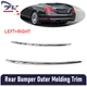 Fit For Mercedes Benz S S450 W222 2014-2020 Rear Bumper Outer Molding Trim Pair