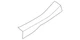 Genuine Nissan Door Sill Plate 769B6-6LB0A