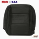 For 2010 2011 Nissan Armada Platinum SV SL Driver Bottom Cloth Seat Cover Black