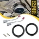 Aftermarket Speaker Adapters Bracket Harness for Install HONDA Front Rear Door