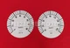 Fiat 500 Abarth White Instrument Display Set New