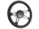 1990-02 Chevy Camaro 14" Black Leather 9-Bolt 4 Spoke Slotted Steering Wheel Kit