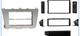 Metra 99-7511S Silver Single/Double DIN Stereo Dash Kit for 2009-up Mazda 6