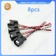 8Pcs 5U2Z-14S411-ZB Fuel Injector Pigtail Harness Fits Ford Motorcraft