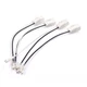4x 72-6514 Door Speaker Wire Adapter Wiring Harness For Dodge Jeep Chrysler