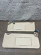 2010-11 HONDA ACCORD Sun Visor SET RIGHT LEFT PAIR Illuminated TAN BEIGE OEM
