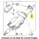 2018 Jaguar F-Pace Steering Column Used OEM T2H24868