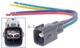 4way Up O2 oxygen Sensor Harness Connector Plug for Toyota Lexus 90980-10868