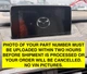 💢16-19 MAZDA CX-9 CX9 DASH INSTRUMENT PANEL SCREEN DISPLAY BEZEL FRAME TRIM OEM