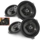 4 Pcs Kicker Speaker Upgrade for Jeep Wrangler JK JKU 2007-2018 77KICK10 6.5in