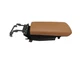 2010 FERRARI CALIFORNIA FRONT CONSOLE LID ARMREST STORAGE BOX BIN TAN LEATHER